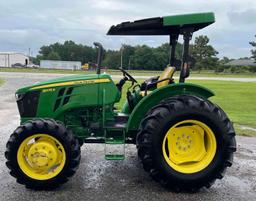 John Deere 5075E 4WD open station w/ left hand reverser 2544.3 hrs (still in use, hours may increase