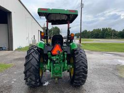 John Deere 5075E 4WD open station w/ left hand reverser 2544.3 hrs (still in use, hours may increase