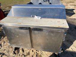 Food Prep Table w/ Freezer