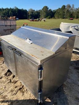 Food Prep Table w/ Freezer