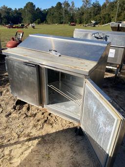 Food Prep Table w/ Freezer