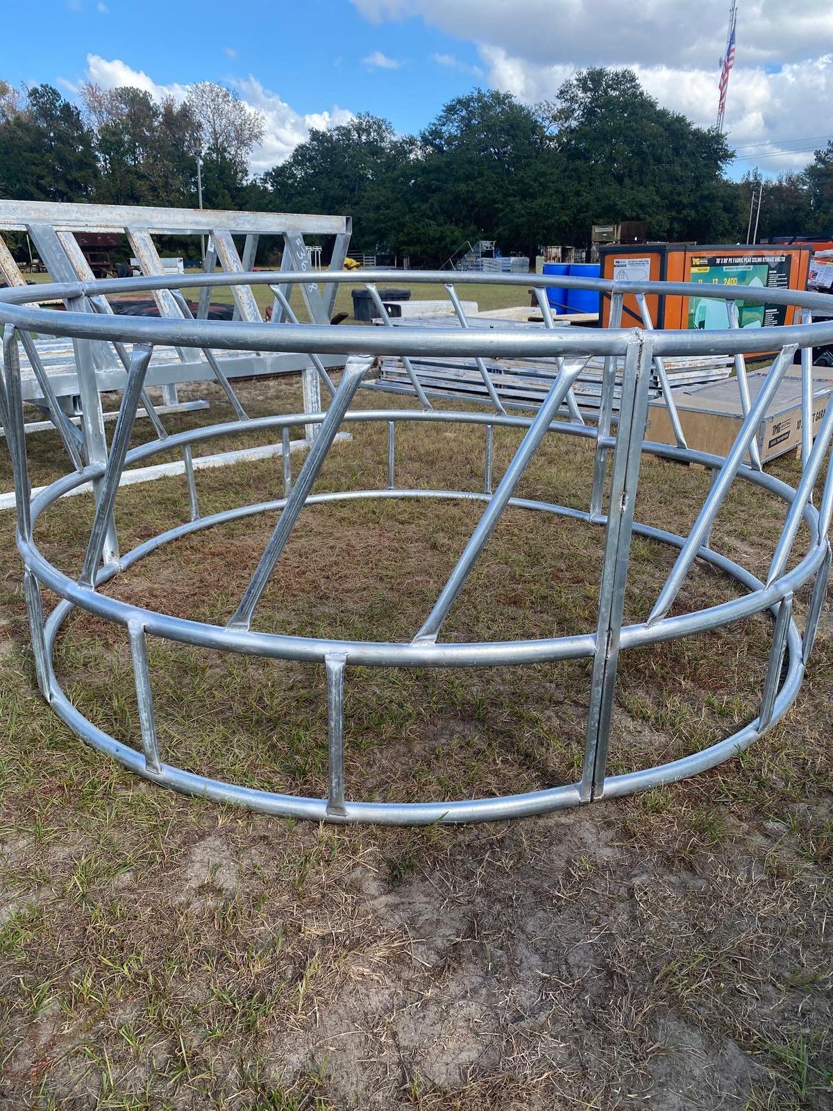 Round Hay Bale Feeder