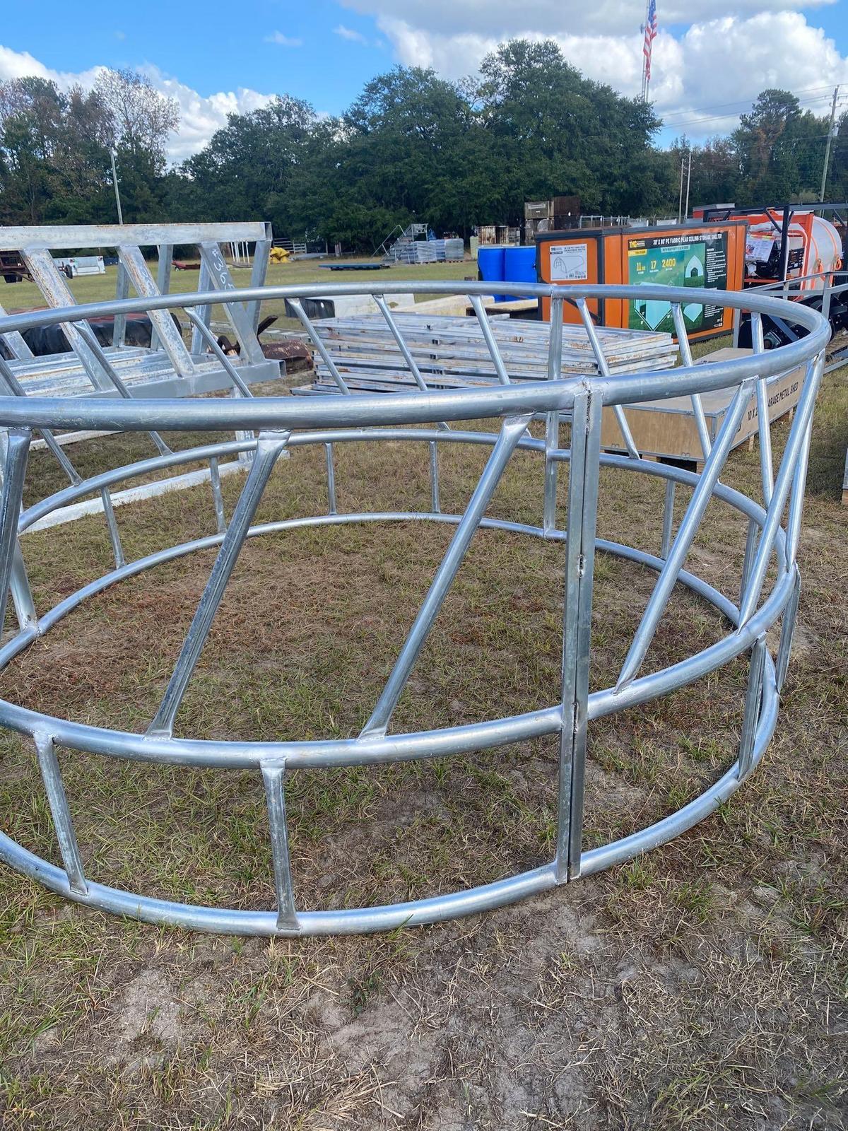 Round Hay Bale Feeder