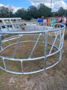 Round Hay Bale Feeder