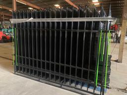 10 FT WROUGHT IRON SITE FENCE