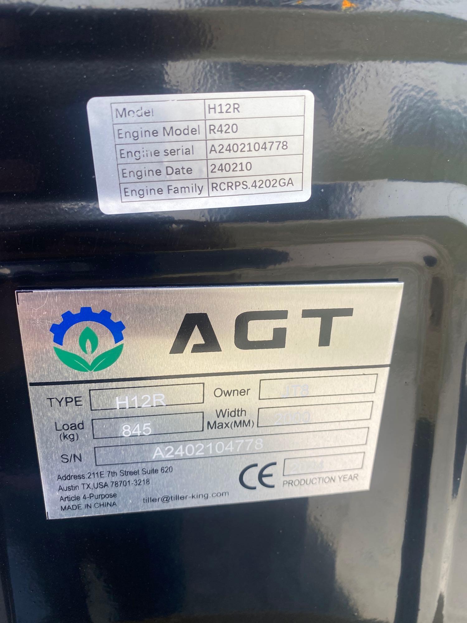 AGT EXCAVATOR H12R