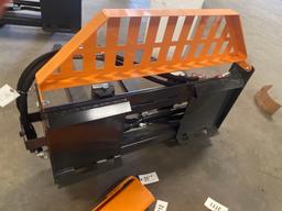 NEW 2024 WOLVERINE SKID STEER PALLET FORK HYDRAULIC ADJUSTABLE MOUNTING