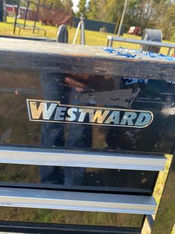 PUSH CART TOOL BOX ON WHEELS