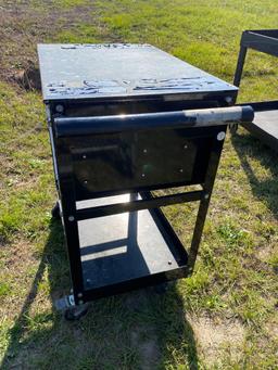 PUSH CART TOOL BOX ON WHEELS