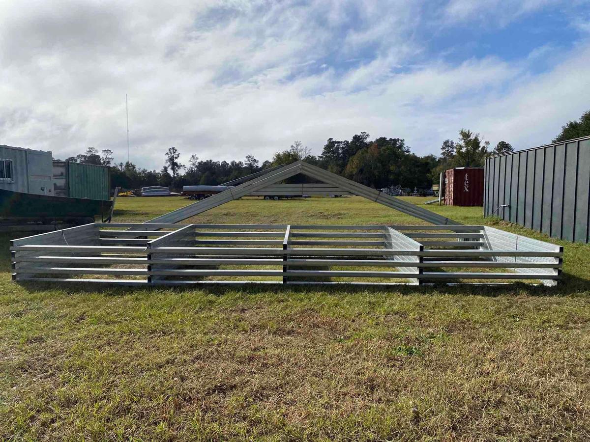 GALVANIZED STEEL BUILDING FRAME