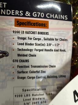RATCHET BINDER AND G70 CHAINS LHR-RC9200