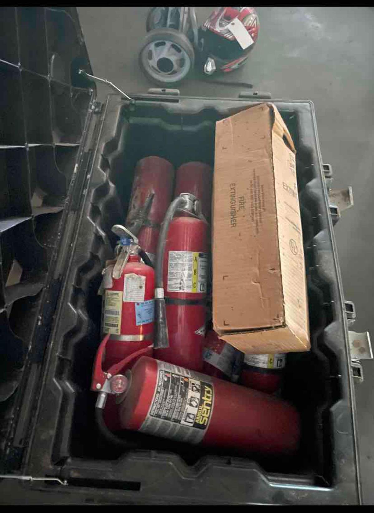 TOTE & FIRE EXTINGUISHERS