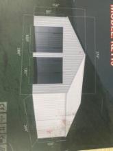 DOUBLE GARAGE METAL SHED