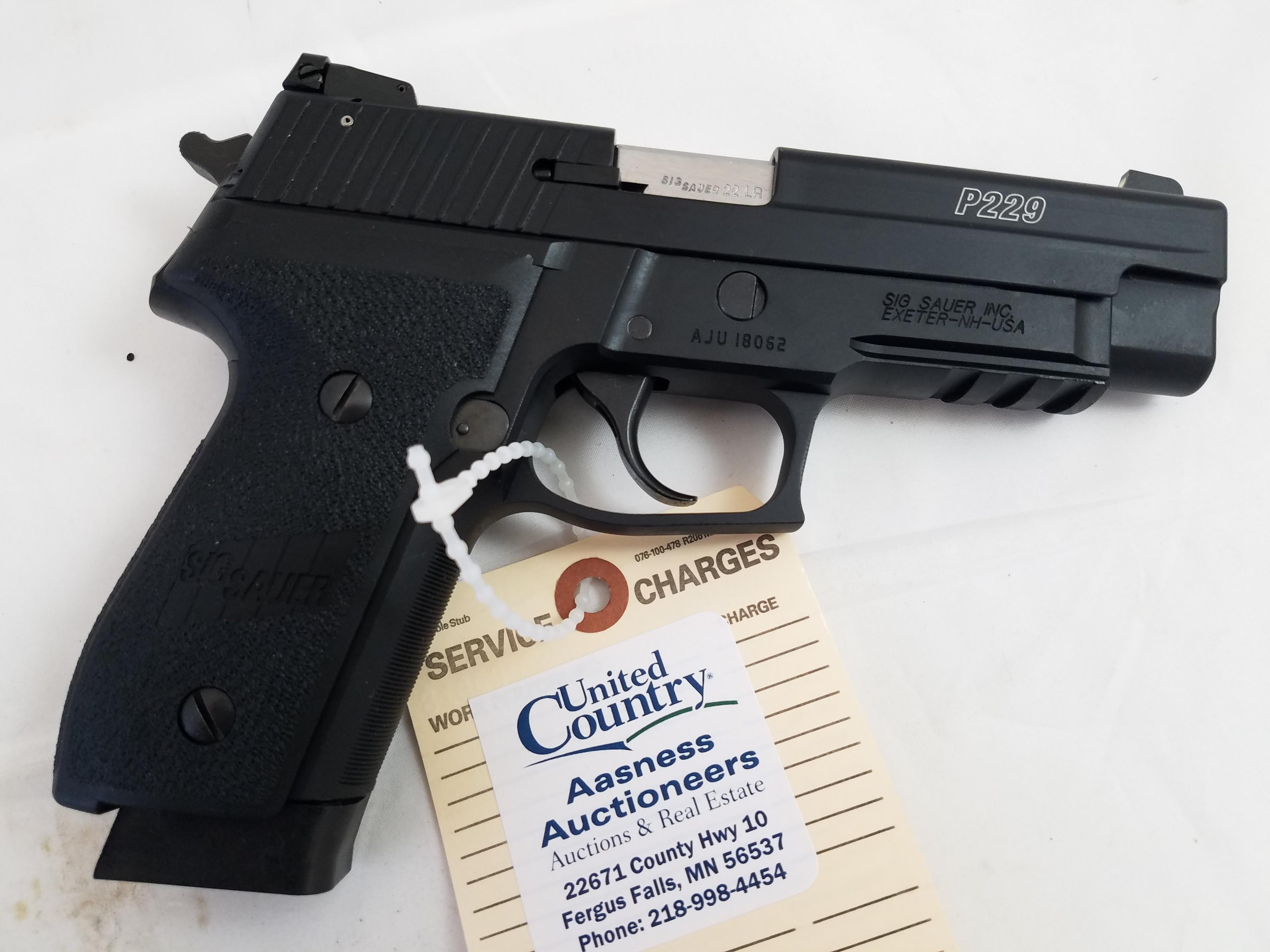 "Sig Sauer Model P229 22LR s/nAJU18062