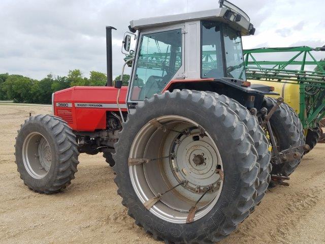 1989 MASSEY FERGUSON 3680 MFWD TRACTOR