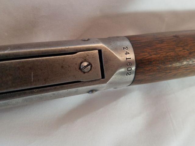 Mfg 1901 Winchester Model 1894 30WCF Serial #241602, 26" Half octagon & hal