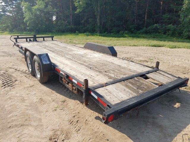 2003 ABU 24ft FLATBED TANDEM TRAILER