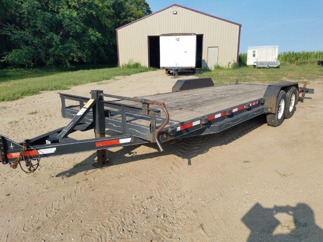 2003 ABU 24ft FLATBED TANDEM TRAILER