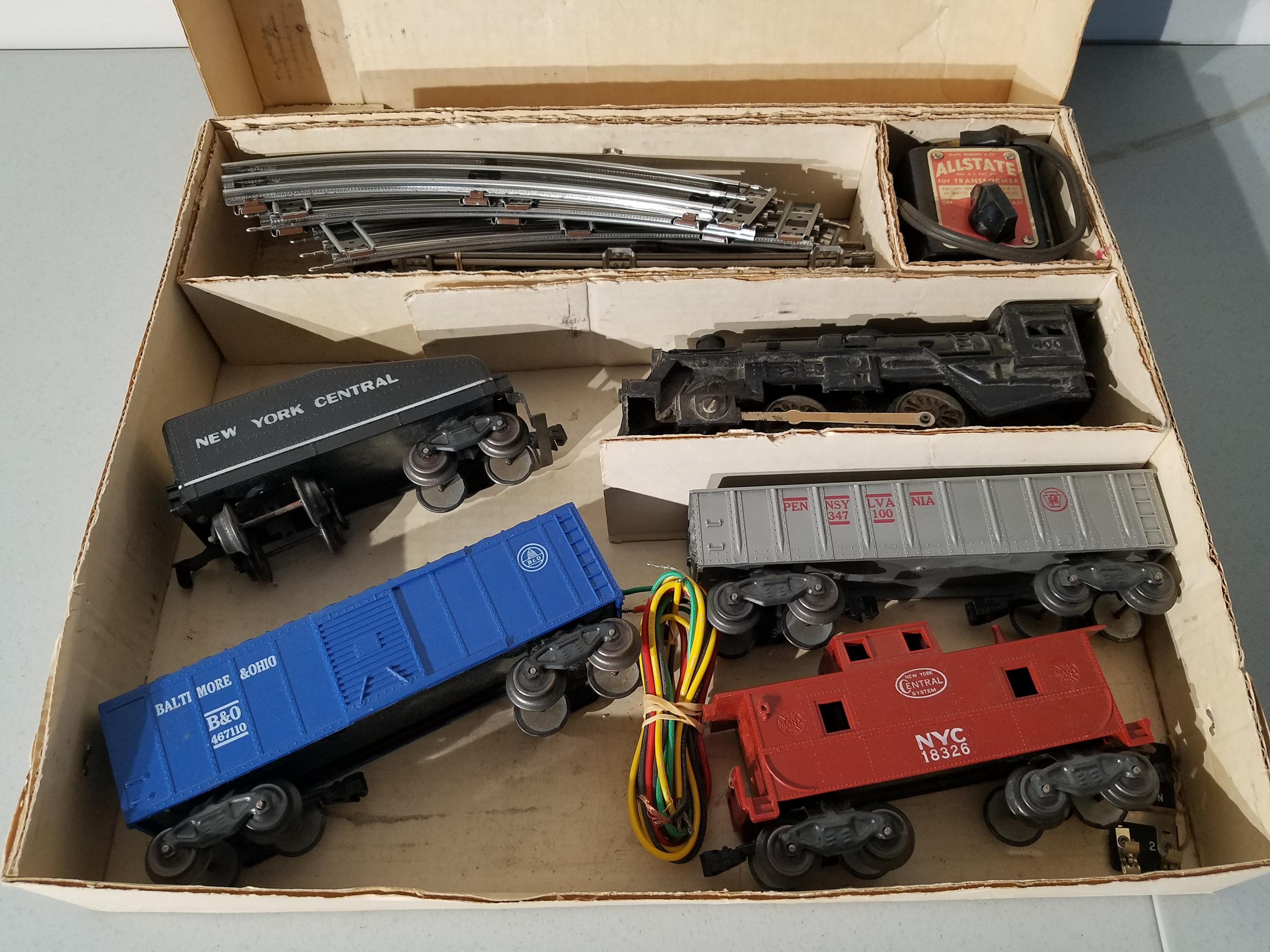 Vintage Sear & Roebuck Electric Train Set