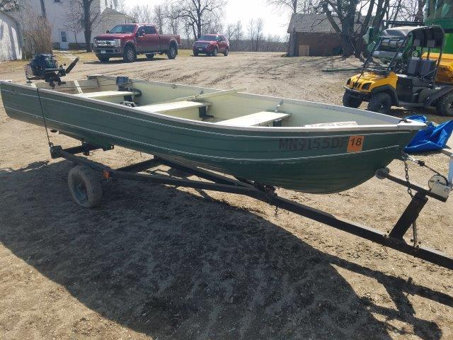 1973 Mirrocraft Aluminum 14ft Fishing Boat