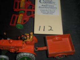 Dinky Toys- Tractor, Wagon, Disc