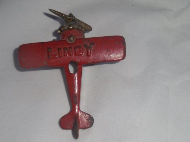 “Lindy” Cast Iron Airplane