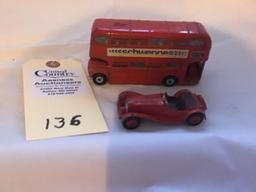 Dinky Toys -2 Tier Bus & Car