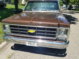 1979 Chevrolet C10 “big 10” Pickup All Original, Only 43, 910 Act Low Miles