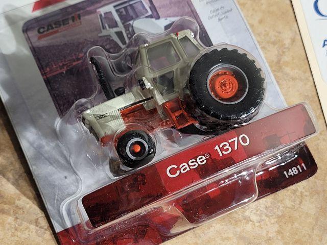 Ertl Case Tractors Case 2290 1/43 Tractor, Case 1370 1/64 Tractor, and Case 2470 4WD 1/64 Tractor w/