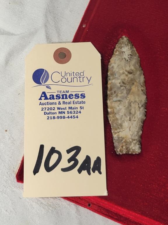 Spear Point 4” Agate/Chert (excellent)