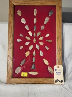 Frame E – 34 Spear Points –