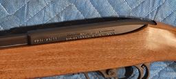 Ruger Model 10-22 22LR with engraved wolf stock