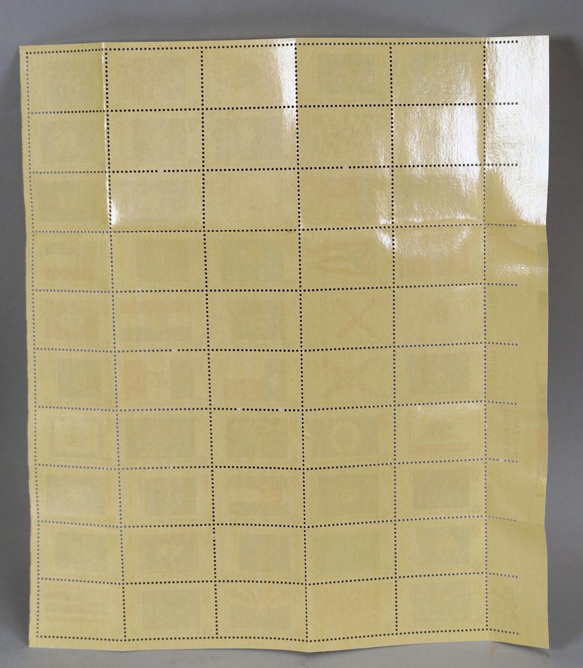 U.S.P.S. Stamp Sheet