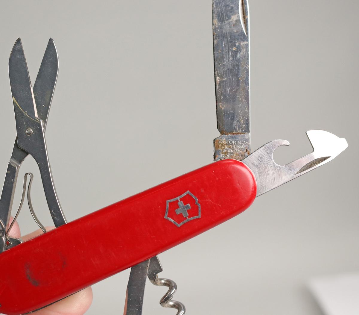 Swiss Army Knife - Sharpening Stone w/ Cases