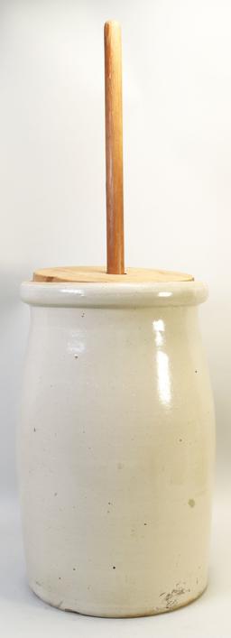 Vintage Red Wing Union Stoneware Pottery 4 Gallon Butter Churn Crock