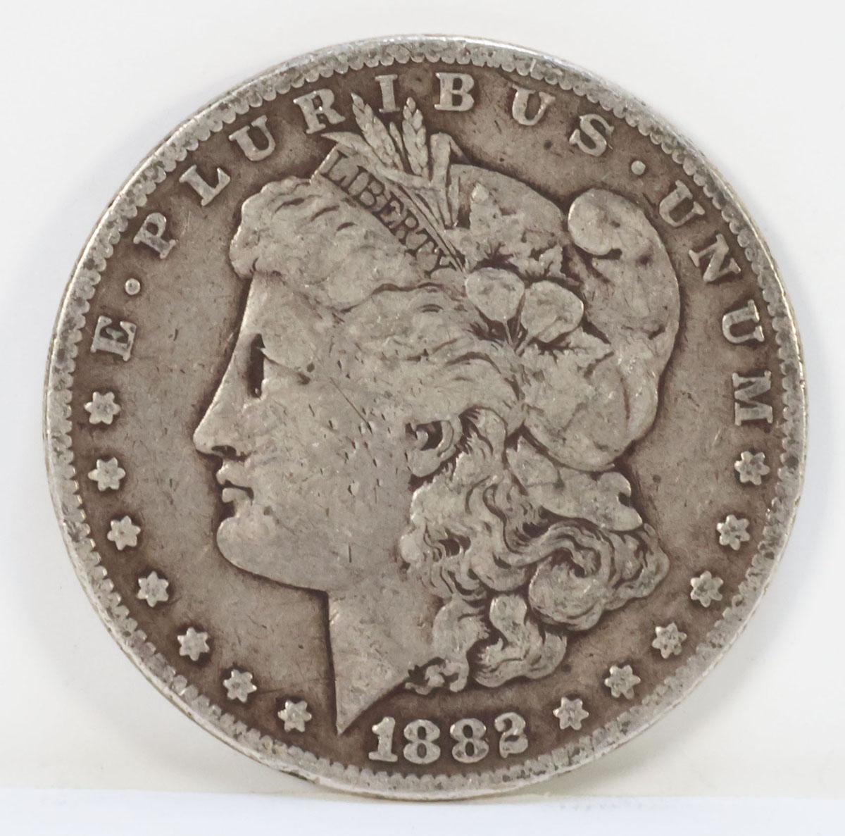 1882-P Morgan Silver Dollar