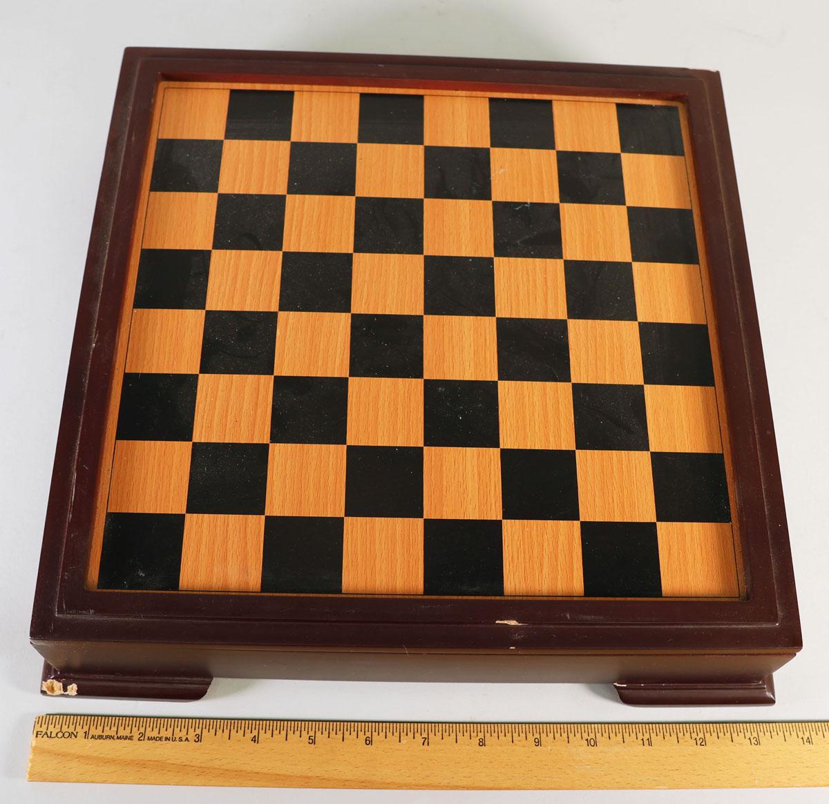 Alice In Wonderland Hand Painted Chess Set