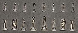 The Official Franklin Mint 1994 Star Trek Tridimensional 3D Chess Set