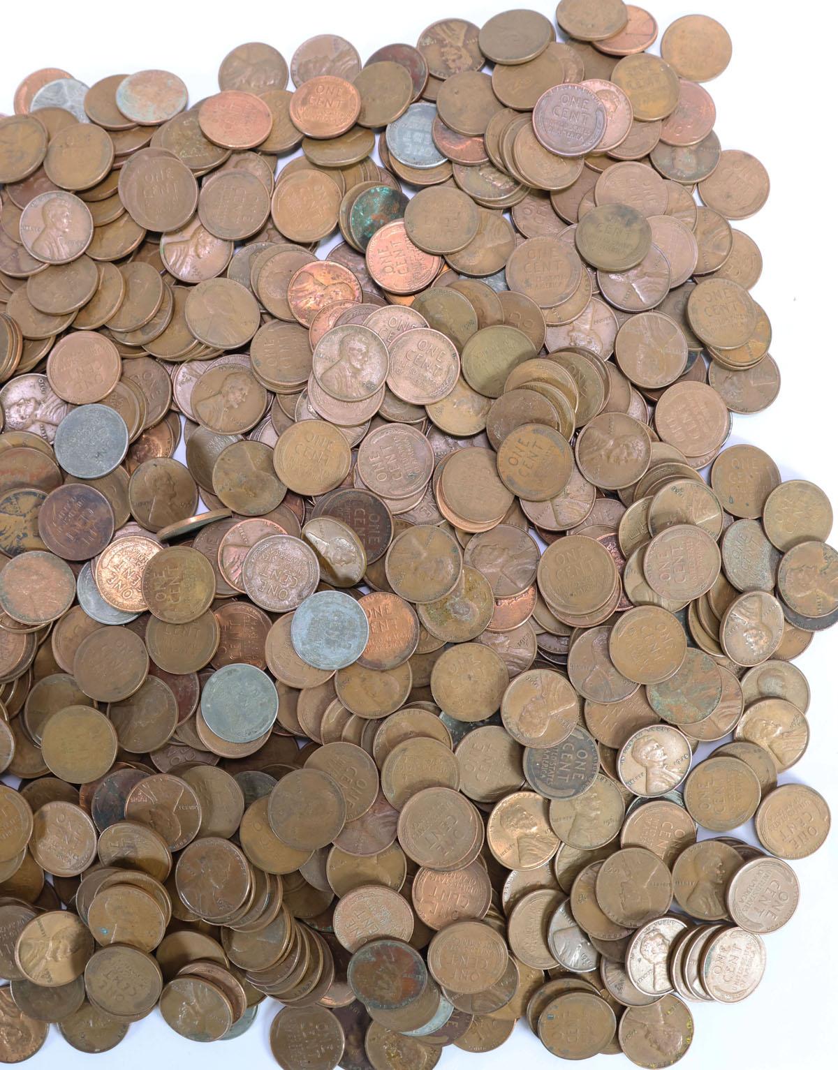 8.11 Lbs. Wheat Pennies