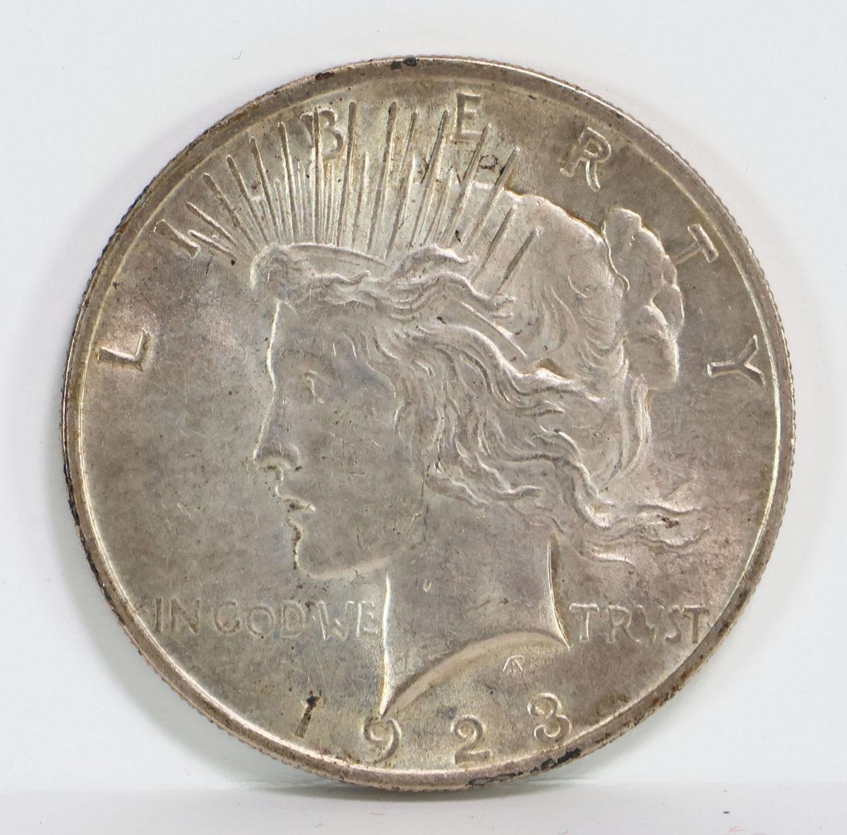 1923-P Peace Silver Dollar
