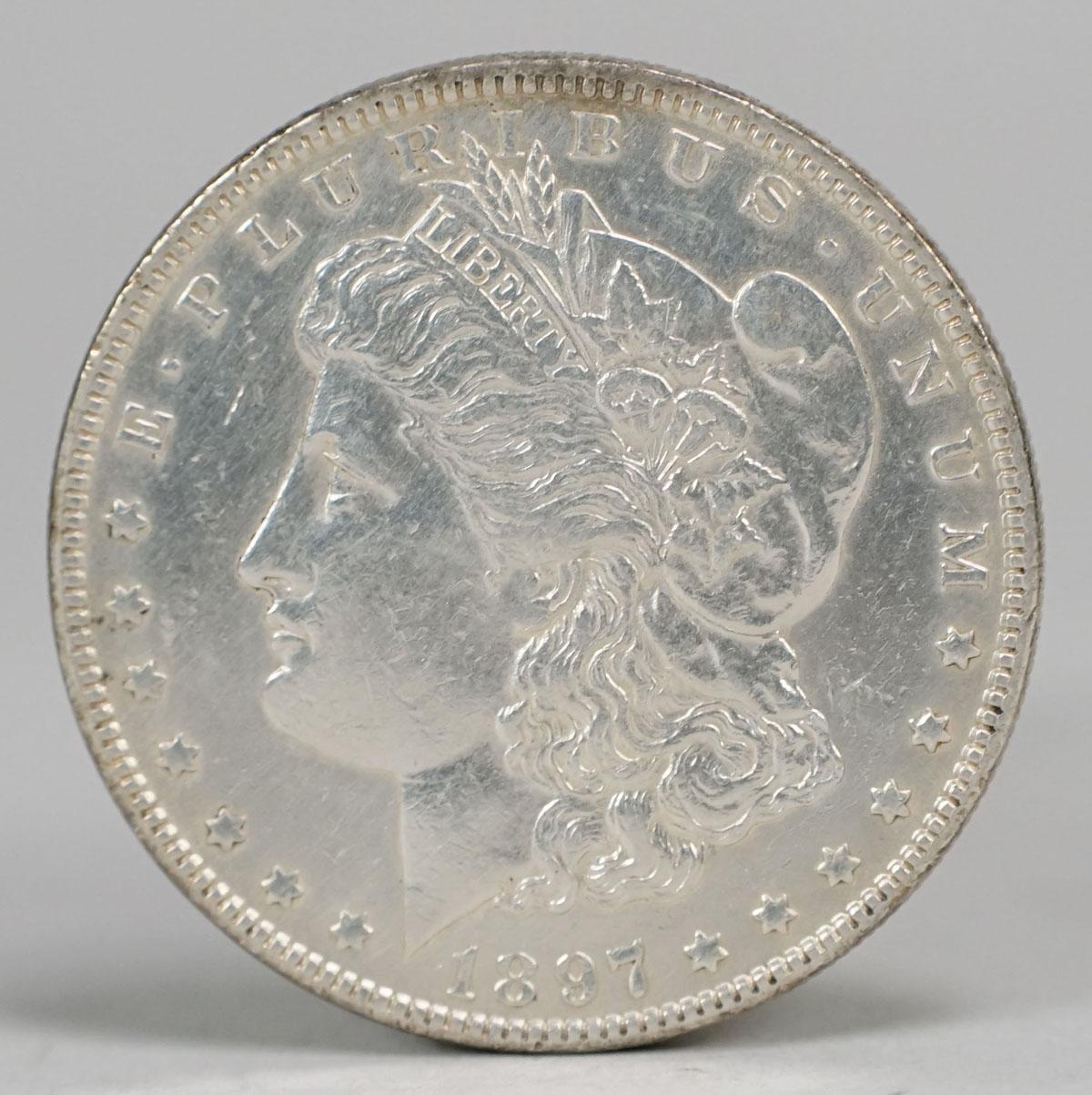1897-P Morgan Silver Dollar