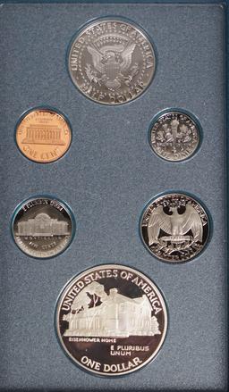 1990 U.S. Prestige Proof Set w/Box and COA