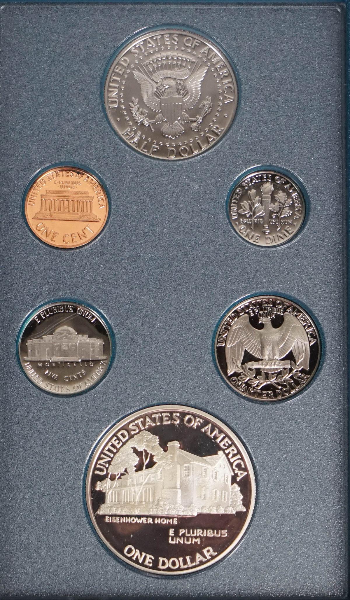 1990 U.S. Prestige Proof Set w/Box and COA