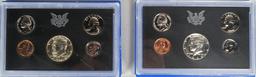 2-1968 Unc. U.S. Mint Sets & 2-1969 & 1970 U.S. Proof Sets
