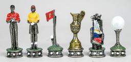 The Chessman Golf Chess Set -No Board