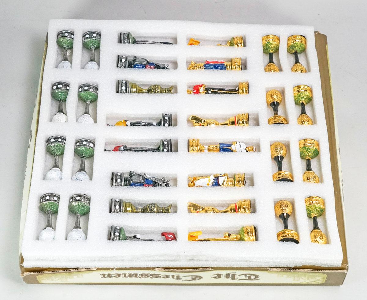 The Chessman Golf Chess Set -No Board