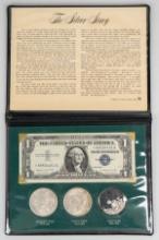 The Silver Story U.S. Coin Collection; 1921 Morgan, 1922 Peace &