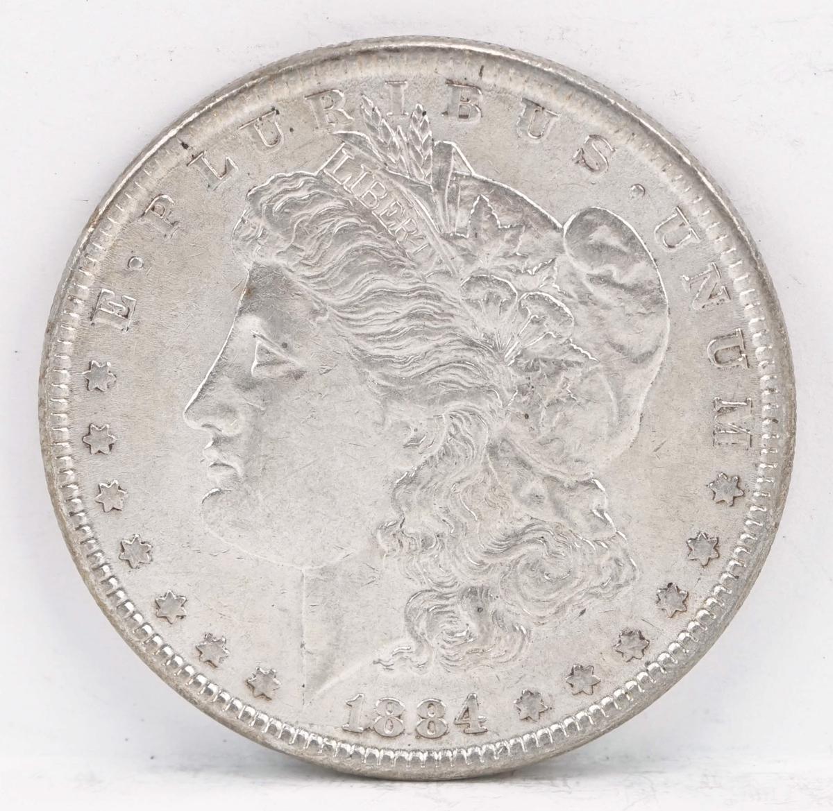 1884-P Morgan Silver Dollar