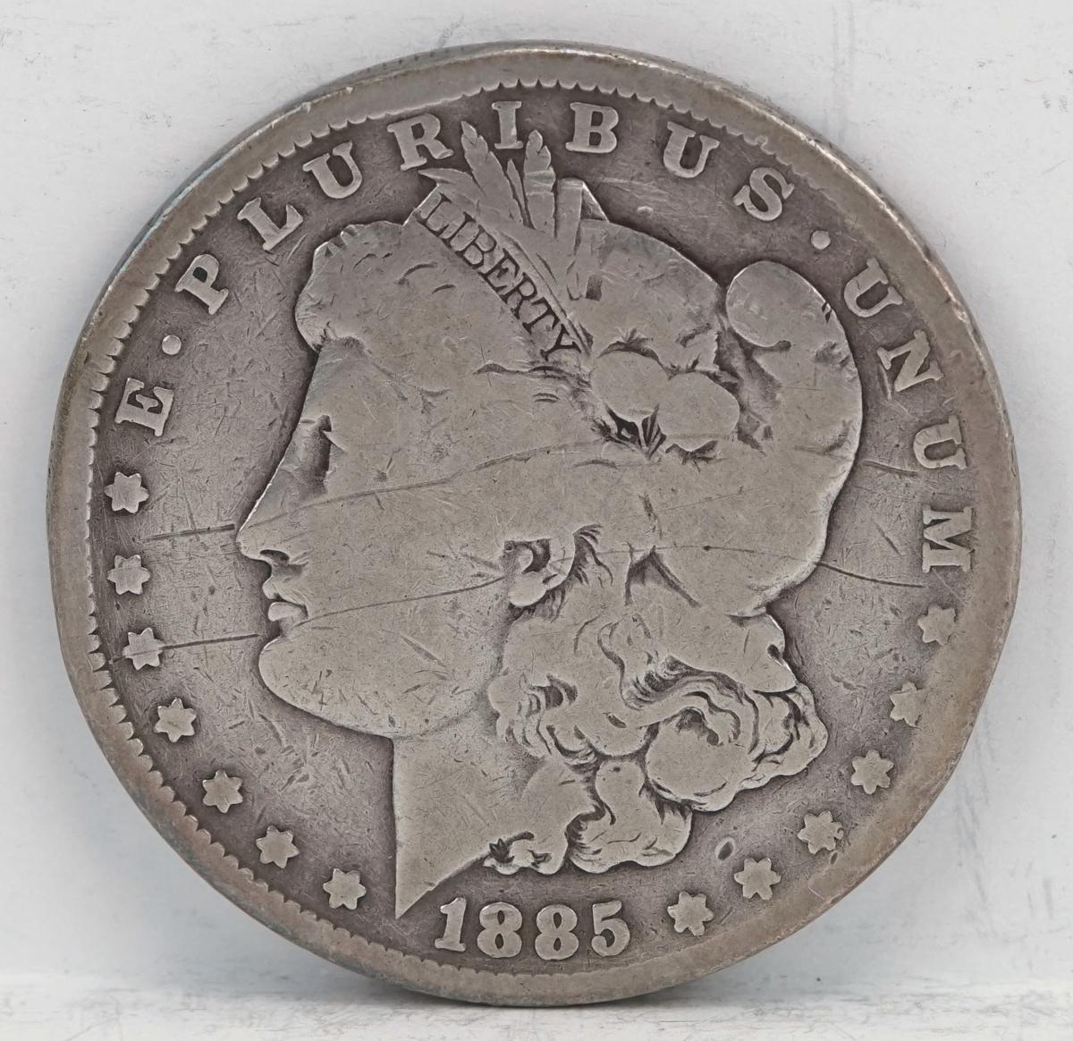 1885-P Morgan Silver Dollar