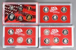 2004 U.S. Mint Silver Proof Set & 2-2006 State Quarter Proof Sets